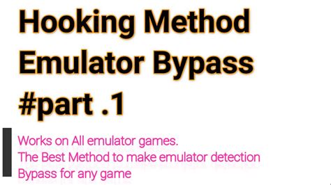 libanogs.so bypass|[Release] Safe Emulator Bypass Using String Method.